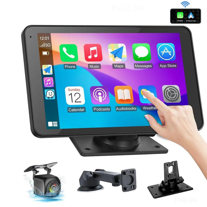 Upgraded Wireless CarPlay Screen for Andriod & Iphone 2026