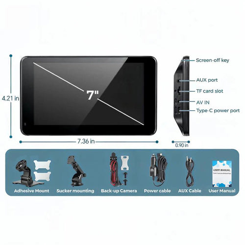 Upgraded Wireless CarPlay Screen for Andriod & Iphone 2026
