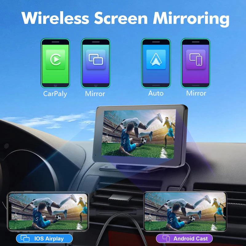Upgraded Wireless CarPlay Screen for Andriod & Iphone 2026